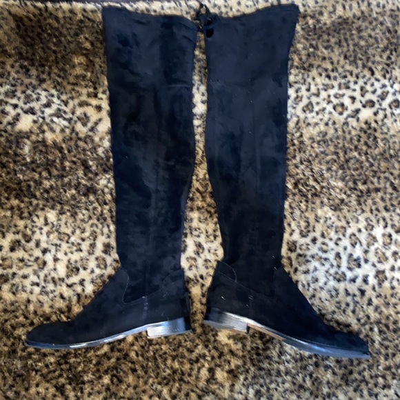 Dolce Vita Neely Black Suede Boots - Picture 2 of 4